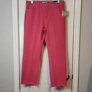 John Mark Raw Hem Ankle Jeans